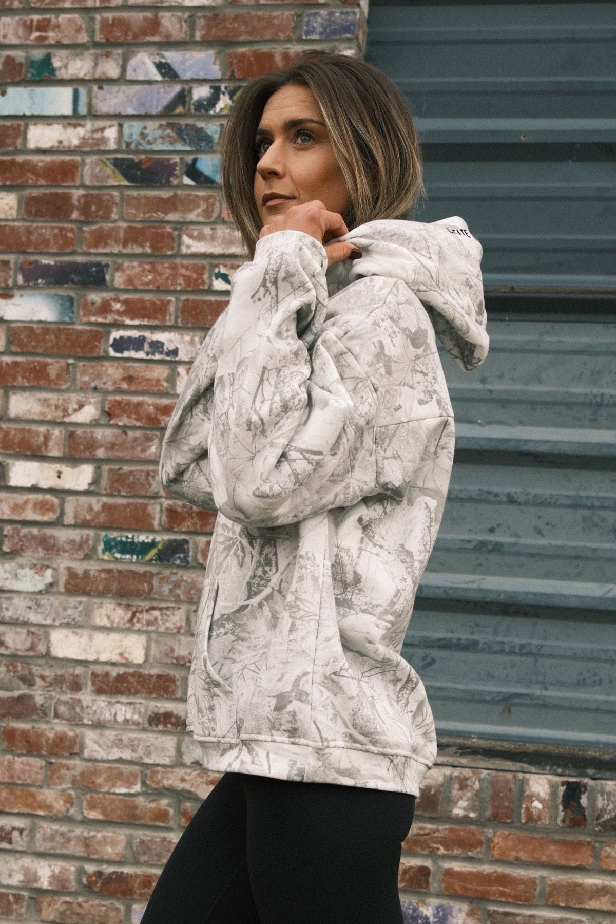 Gray Camo Hoodie