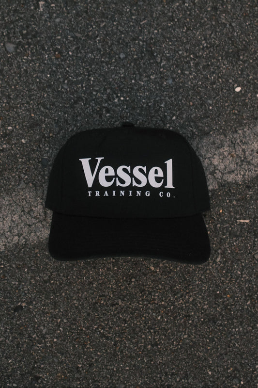 BLACK VINTAGE HAT - SOLID