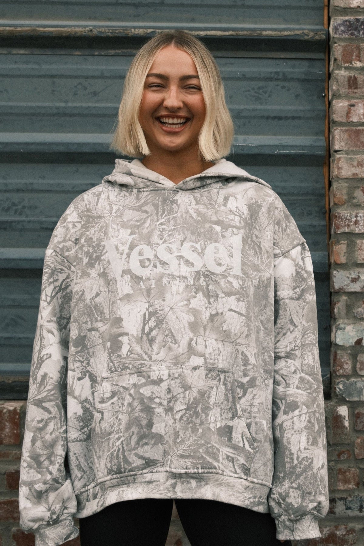 Gray Camo Hoodie