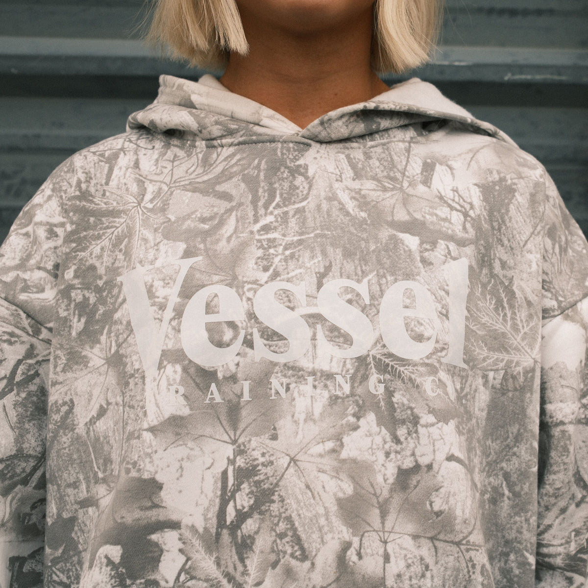 Gray Camo Hoodie
